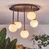 Chehalis Plafonnier, Boule lumineuse Blanc, 5 lumières