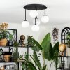 Chehalis Plafonnier, Boule lumineuse Blanc, 5 lumières