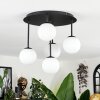 Chehalis Plafonnier, Boule lumineuse Blanc, 5 lumières