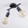 Geira Plafonnier Noir, 2 lumières