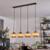 Koyoto Suspension, Boule lumineuse, Suspension Ambre, 4 lumières
