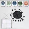 Koyoto Suspension, Boule lumineuse, Suspension grappe Bleu, Vert, Cuivré, 5 lumières