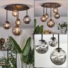 Chehalis Plafonnier, Boule lumineuse Fumé, 5 lumières