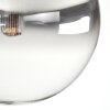 Chehalis Plafonnier, Boule lumineuse Clair, Fumé, 5 lumières