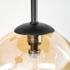 Chehalis Plafonnier, Boule lumineuse Ambre, Clair, 5 lumières