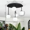 Chehalis Plafonnier, Boule lumineuse Blanc, 5 lumières