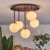 Chehalis Plafonnier, Boule lumineuse Blanc, 5 lumières