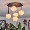 Chehalis Plafonnier, Boule lumineuse Blanc, 5 lumières