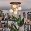 Chehalis Plafonnier, Boule lumineuse Blanc, 5 lumières