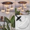 Chehalis Plafonnier, Boule lumineuse Clair, 5 lumières