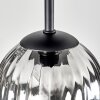 Chehalis Plafonnier, Boule lumineuse Ambre, Chrome, Fumé, 5 lumières