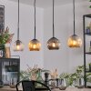 Ripoll Suspension, Boule lumineuse, Suspension Ambre, Clair, Fumé, 4 lumières