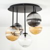 Chehalis Plafonnier, Boule lumineuse Ambre, Clair, Fumé, 5 lumières Chehalis Plafonnier, Boule lumineuse Ambre, Clair, Fumé, 5 lumières