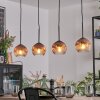 Ripoll Suspension, Boule lumineuse, Suspension Clair, Cuivré, 4 lumières