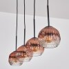 Ripoll Suspension, Boule lumineuse, Suspension Clair, Cuivré, 4 lumières