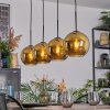 Koyoto Suspension, Boule lumineuse, Suspension Or, 4 lumières