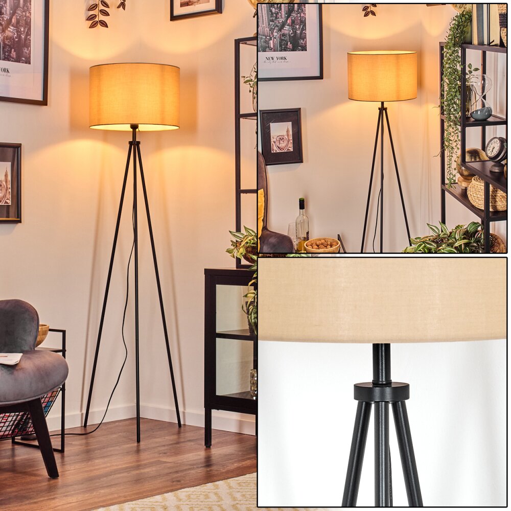 Soungou Lampadaire Noir, 1 lumière main product photo