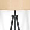 Soungou Lampadaire Noir, 1 lumière