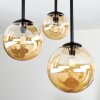Chehalis Plafonnier, Boule lumineuse 42.5 cm Ambre, 5 lumières
