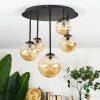 Chehalis Plafonnier, Boule lumineuse 42.5 cm Ambre, 5 lumières
