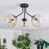 Koyoto Plafonnier, Boule lumineuse Ambre, Clair, 3 lumières