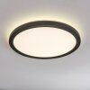 Qadir Plafonnier extérieur, Plafonnier LED Blanc, 1 lumière