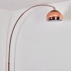 Baloca Lampadaire Cuivre, Noir, 1 lumière