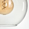 Koyoto Suspension, Boule lumineuse, Suspension Or, Noir, 1 lumière