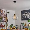 Koyoto Suspension, Boule lumineuse, Suspension Or, Noir, 1 lumière