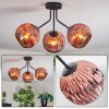 Ripoll Plafonnier, Boule lumineuse Cuivré, 3 lumières