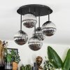 Chehalis Plafonnier, Boule lumineuse Fumé, 5 lumières