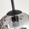 Gastor Plafonnier, Boule lumineuse Fumé, 9 lumières