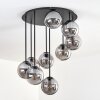 Gastor Plafonnier, Boule lumineuse Fumé, 9 lumières