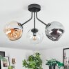 Ripoll Plafonnier, Boule lumineuse Ambre, Clair, Fumé, 3 lumières