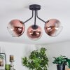 Koyoto Plafonnier, Boule lumineuse Clair, Cuivré, 3 lumières