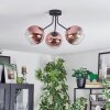 Koyoto Plafonnier, Boule lumineuse Clair, Cuivré, 3 lumières