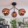 Ripoll Plafonnier, Boule lumineuse Cuivré, 3 lumières