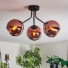 Ripoll Plafonnier, Boule lumineuse Cuivré, 3 lumières