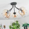 Koyoto Plafonnier, Boule lumineuse 52 cm Ambre, Clair, 5 lumières
