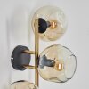 Gastor Boule lumineuse, Applique murale Or, Noir, 3 lumières