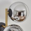 Gastor Boule lumineuse, Applique murale 42 cm Or, Noir, 3 lumières