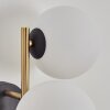 Gastor Boule lumineuse, Applique murale Or, Noir, 3 lumières