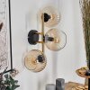 Koyoto Boule lumineuse, Applique murale Or, Noir, 3 lumières
