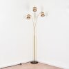 Ramila Lampadaire Laiton, Noir, 3 lumières