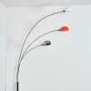 Nikkala Lampadaire Chrome, Blanc, 3 lumières