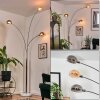 Nikkala Lampadaire Chrome, Blanc, 3 lumières