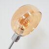 Nikkala Lampadaire Chrome, Blanc, 3 lumières