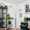Nikkala Lampadaire Chrome, Blanc, 3 lumières