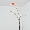 Nikkala Lampadaire Chrome, Noir, 3 lumières