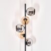 Koyoto Lampadaire 31 cm Ambre, Fumé, 5 lumières